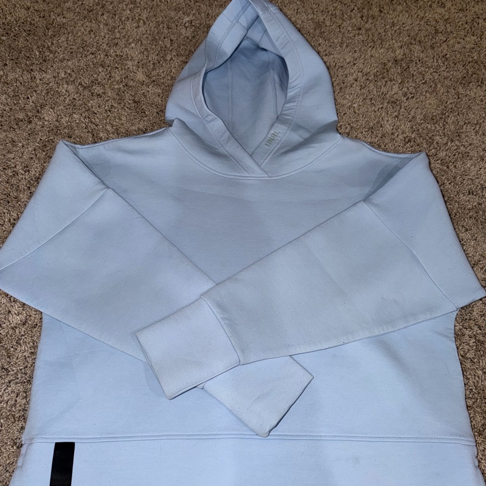 Light Blue UNRL Hooded Sweatshirt